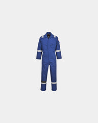 Tuta ignifuga antistatica 280g da personalizzare - Blu Scuro