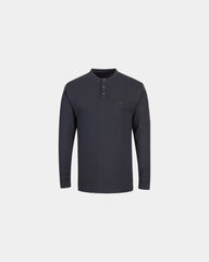 Henley antistatica protettiva da personalizzare - Blu Navy