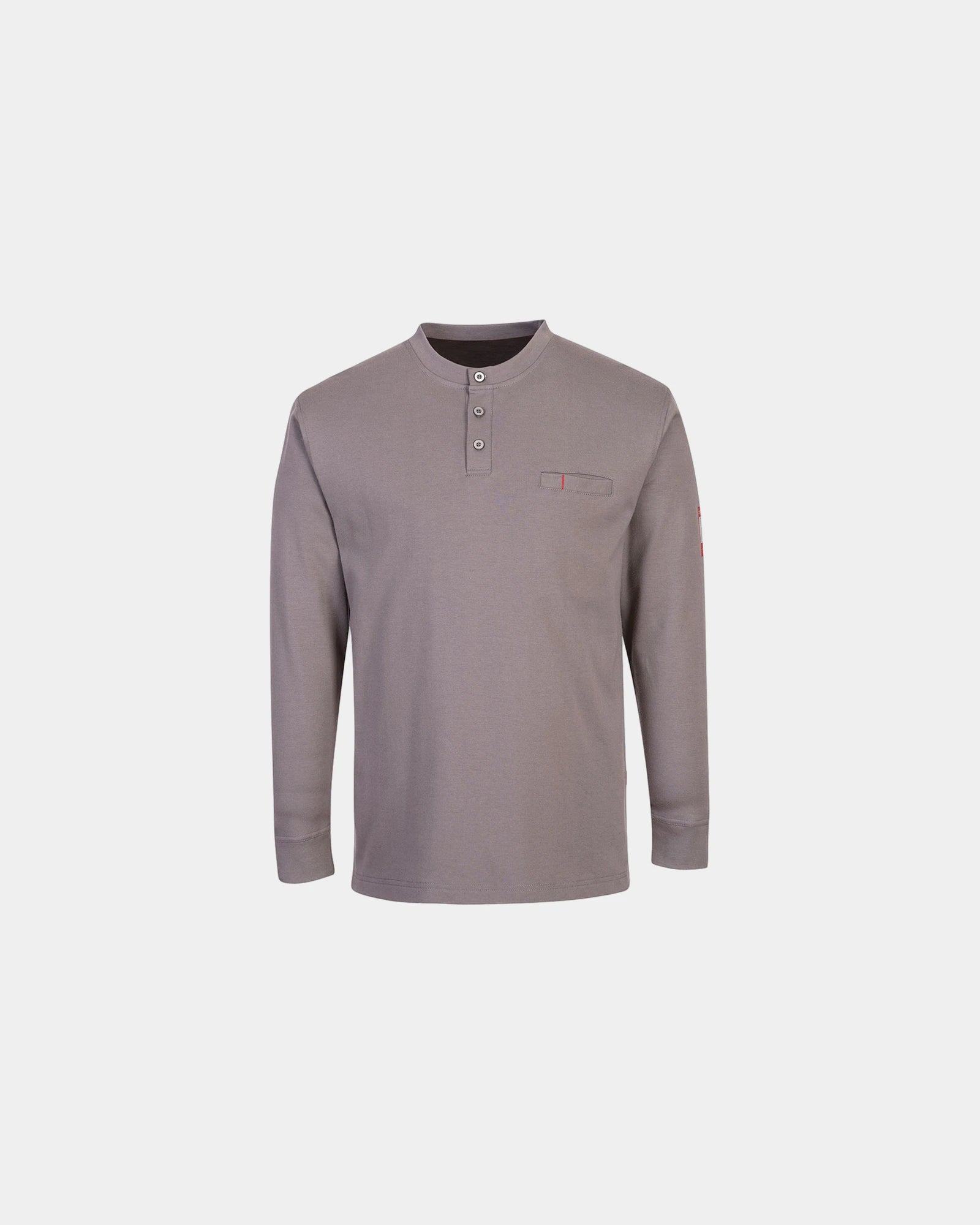Henley antistatica protettiva da personalizzare - Grigio