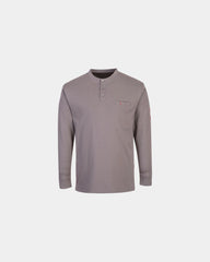 Henley antistatica protettiva da personalizzare - Grigio