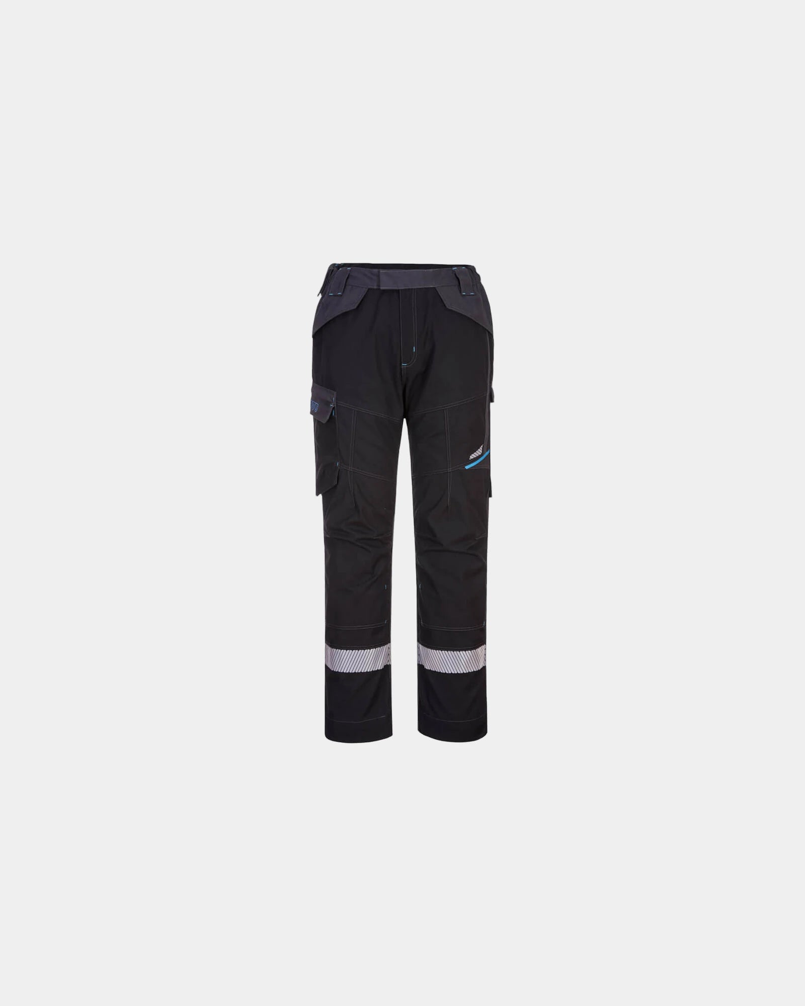 Pantalone da lavoro FR tessuto Modaflame da personalizzare - Nero-Blu Cielo