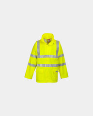 Giacca antipioggia alta visibilità da personalizzare - Giallo