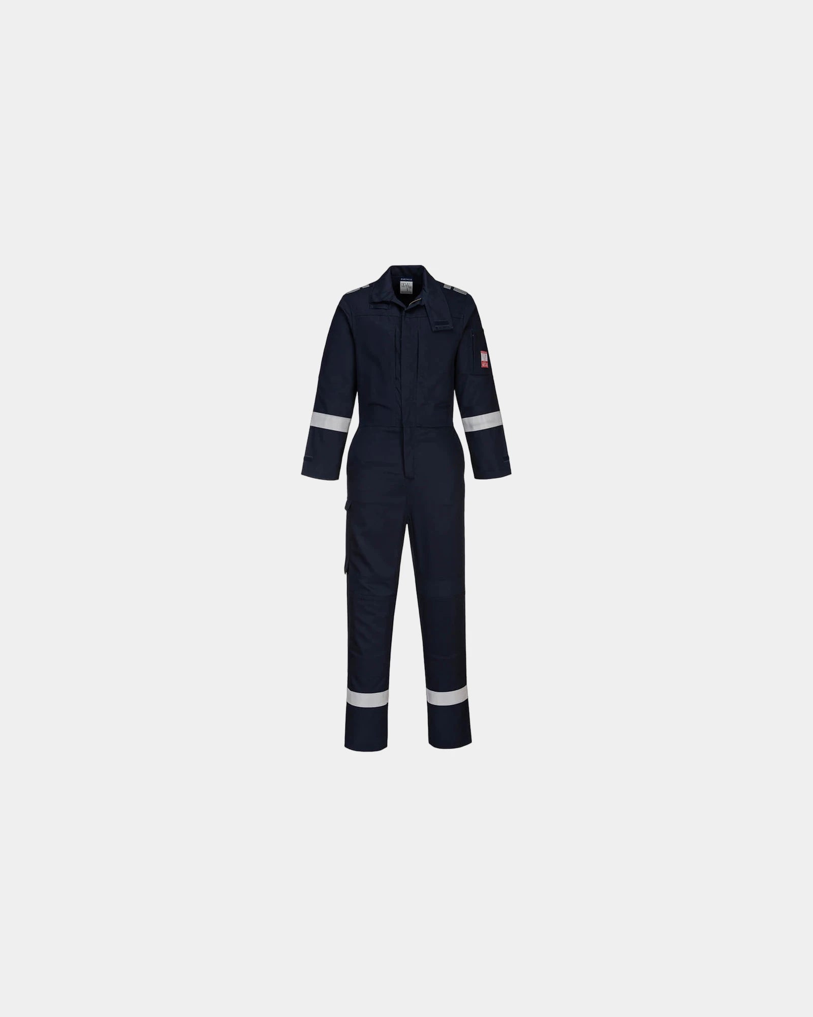 Tuta leggera ignifuga elasticizzata da personalizzare - Blu Navy