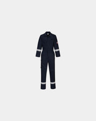 Tuta leggera ignifuga elasticizzata da personalizzare - Blu Navy
