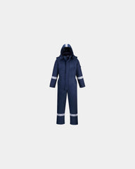 Tuta invernale ignifuga imbottita da personalizzare - Blu Navy