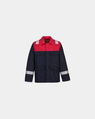 Giacca ignifuga certificata CE da personalizzare - Blu Navy