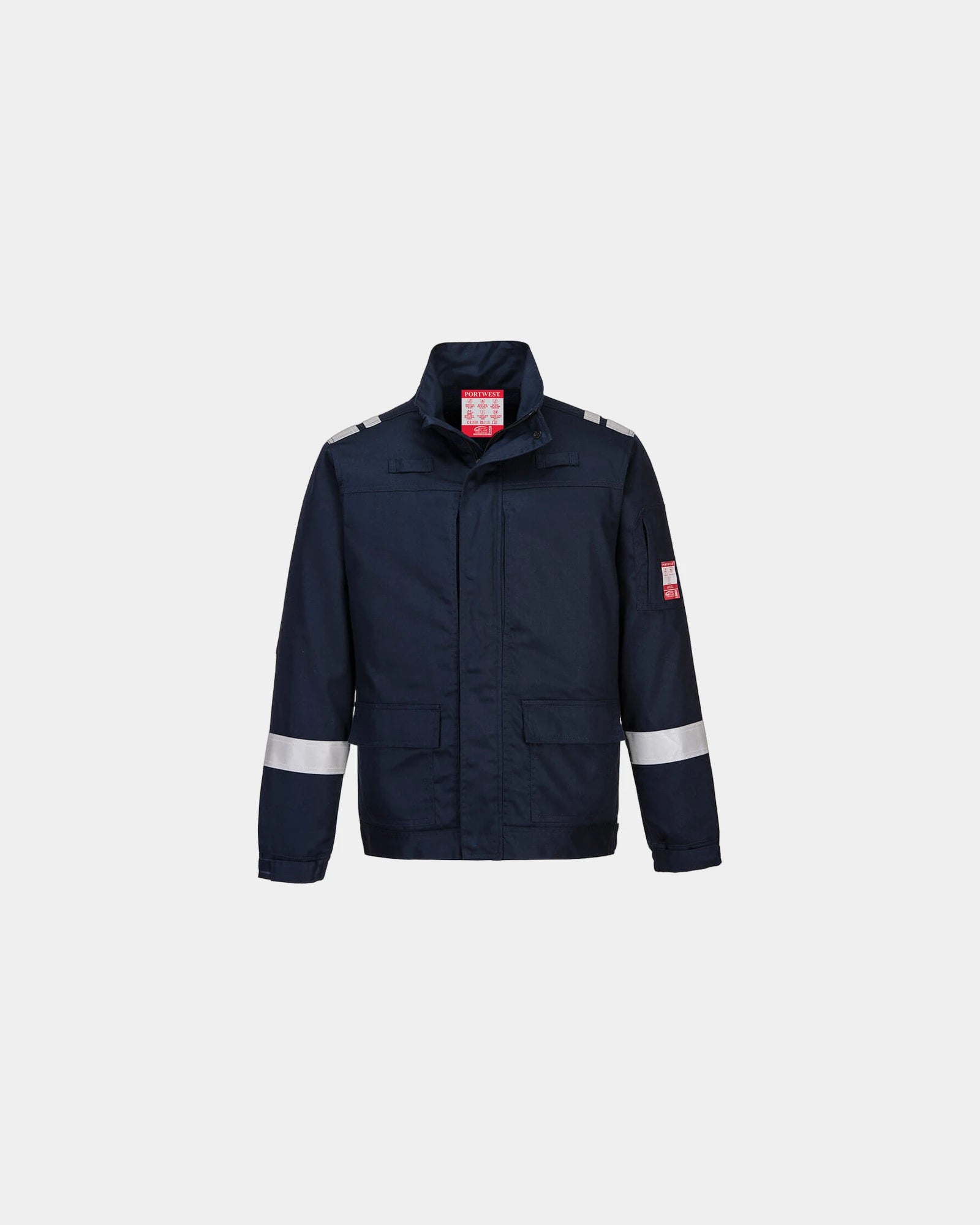 Giacca ignifuga certificata CE da personalizzare - Blu Navy