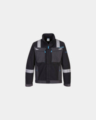 Giacca da lavoro FR Modaflame 280g da personalizzare - Nero-Blu Cielo