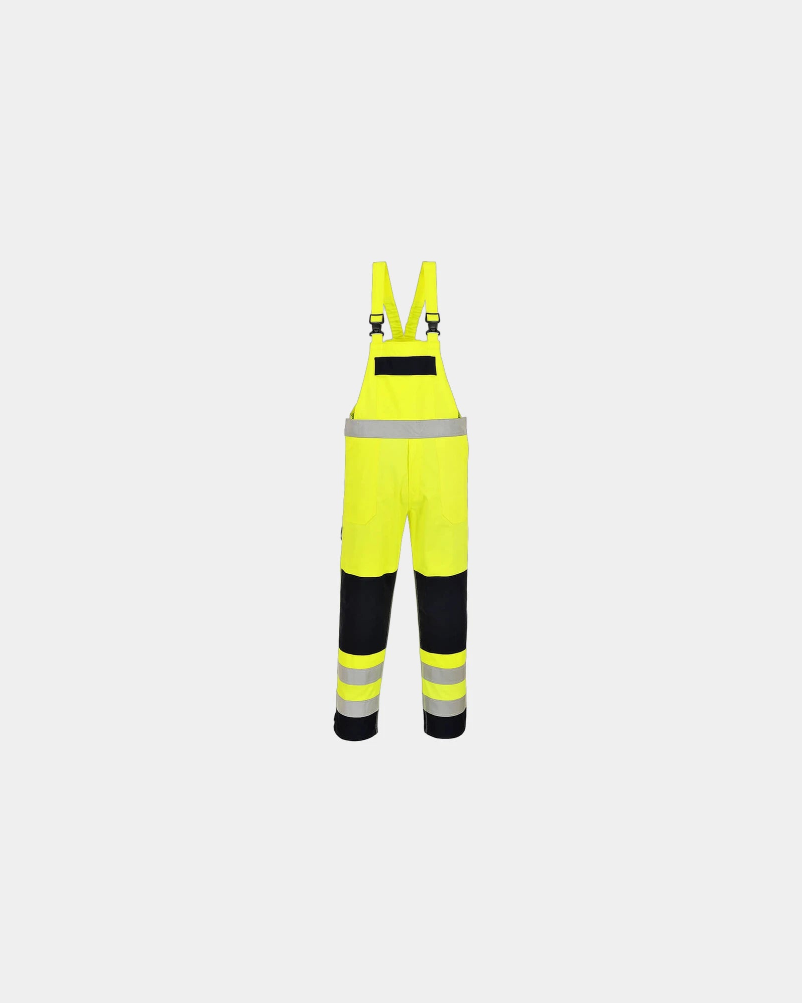 Salopette alta visibilità multirischio da personalizzare - Giallo-Blu Navy