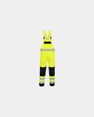 Salopette alta visibilità multirischio da personalizzare - Giallo-Blu Navy