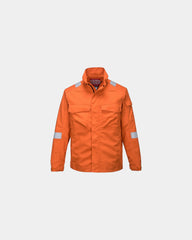 Giacca ignifuga multirischio blu o arancio da personalizzare - Arancione