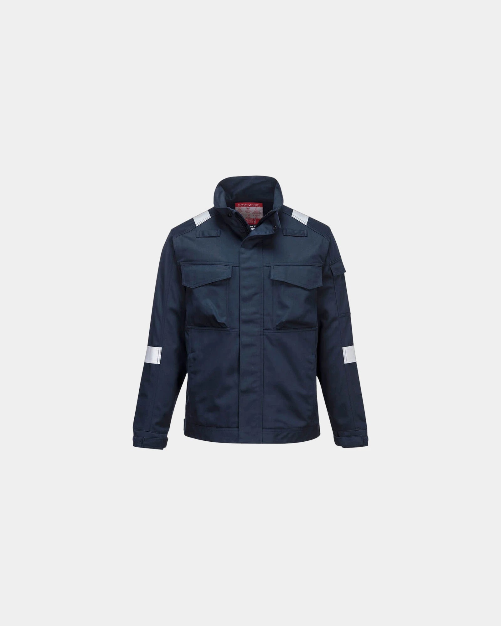 Giacca ignifuga multirischio blu o arancio da personalizzare - Blu Navy