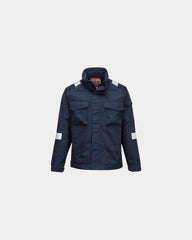Giacca ignifuga multirischio blu o arancio da personalizzare - Blu Navy