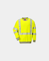 Felpa alta visibilità 300 g/m² da personalizzare - Giallo