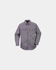 Camicia ignifuga 88% cotone 237 g/m² da personalizzare - Grigio