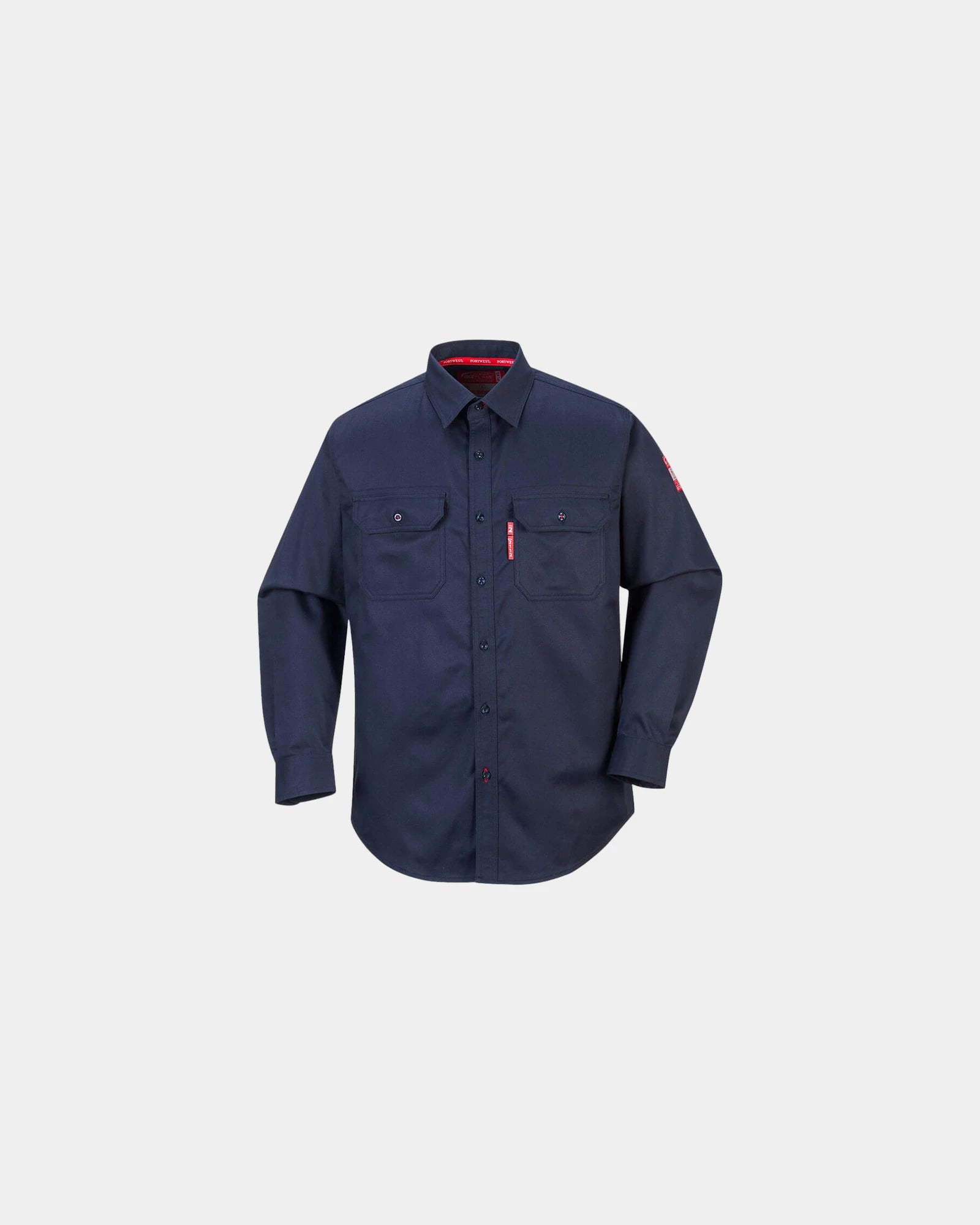 Camicia ignifuga 88% cotone 237 g/m² da personalizzare - Blu Navy