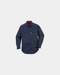 Camicia ignifuga 88% cotone 237 g/m² da personalizzare - Blu Navy