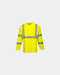 T-shirt maniche lunghe ignifuga certificata da personalizzare - Giallo