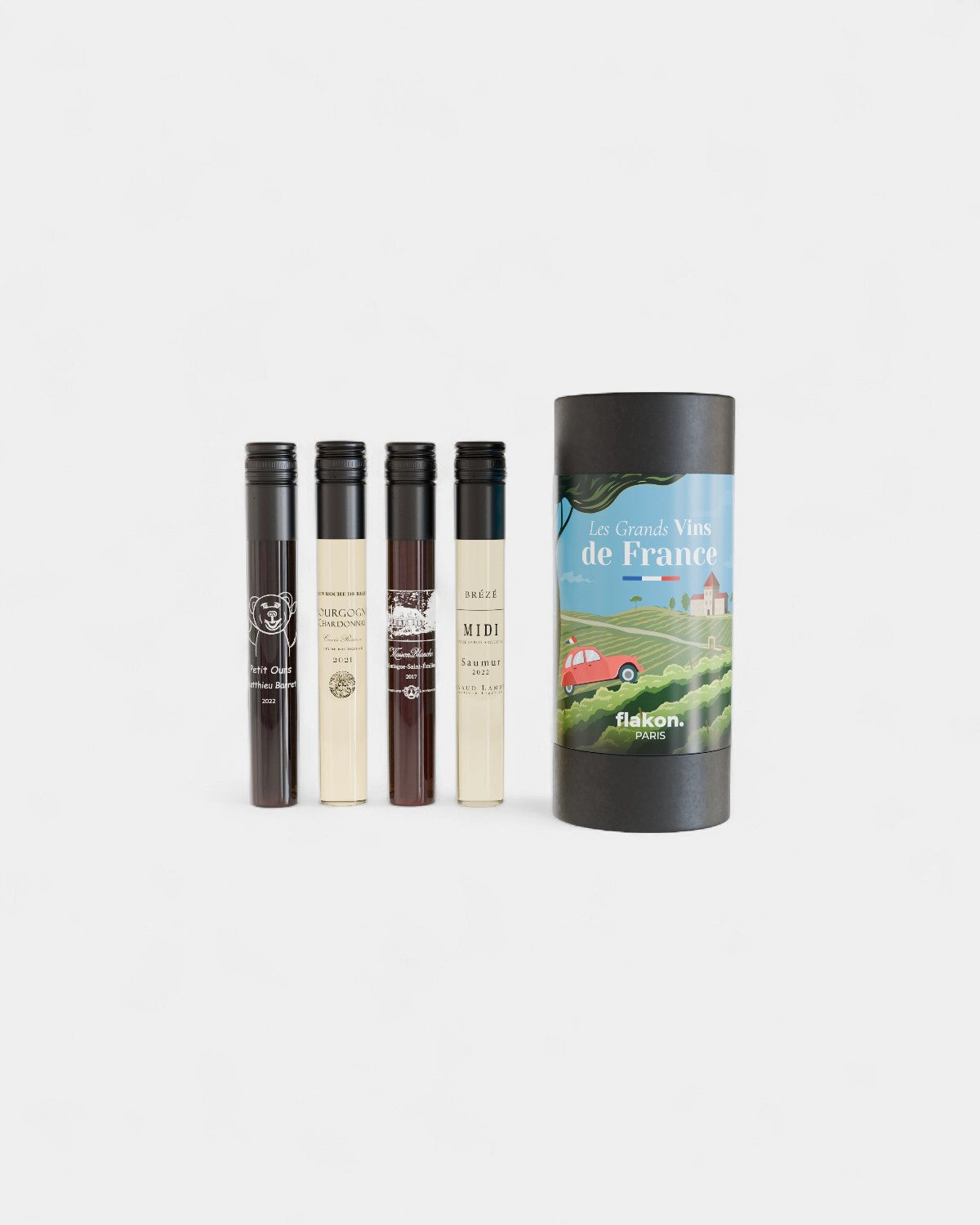 Cofanetto degustazione 4 flaconi di vino da personalizzare - 1