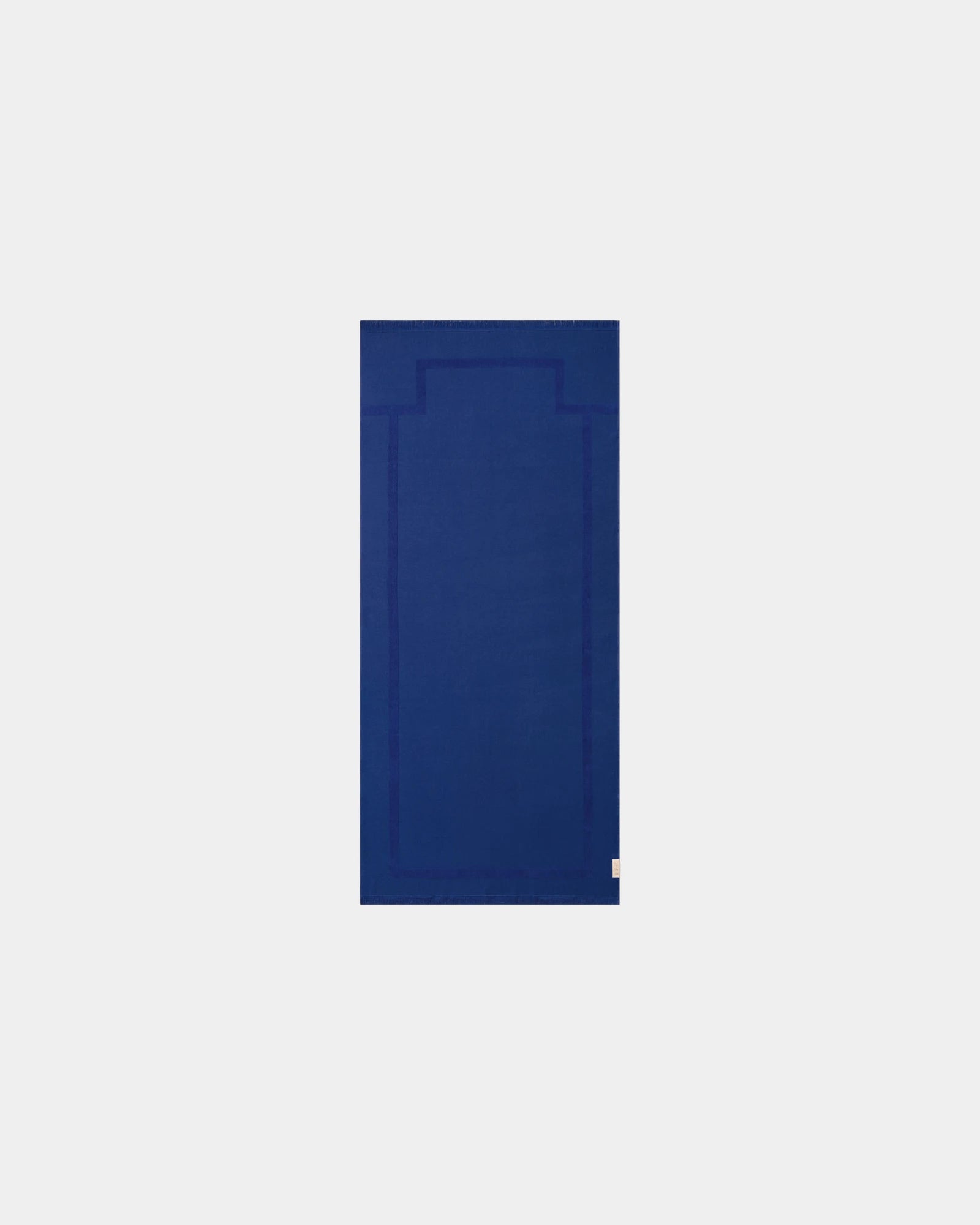 Fouta bi-materiale 90x200 da personalizzare - Blu Oltremare