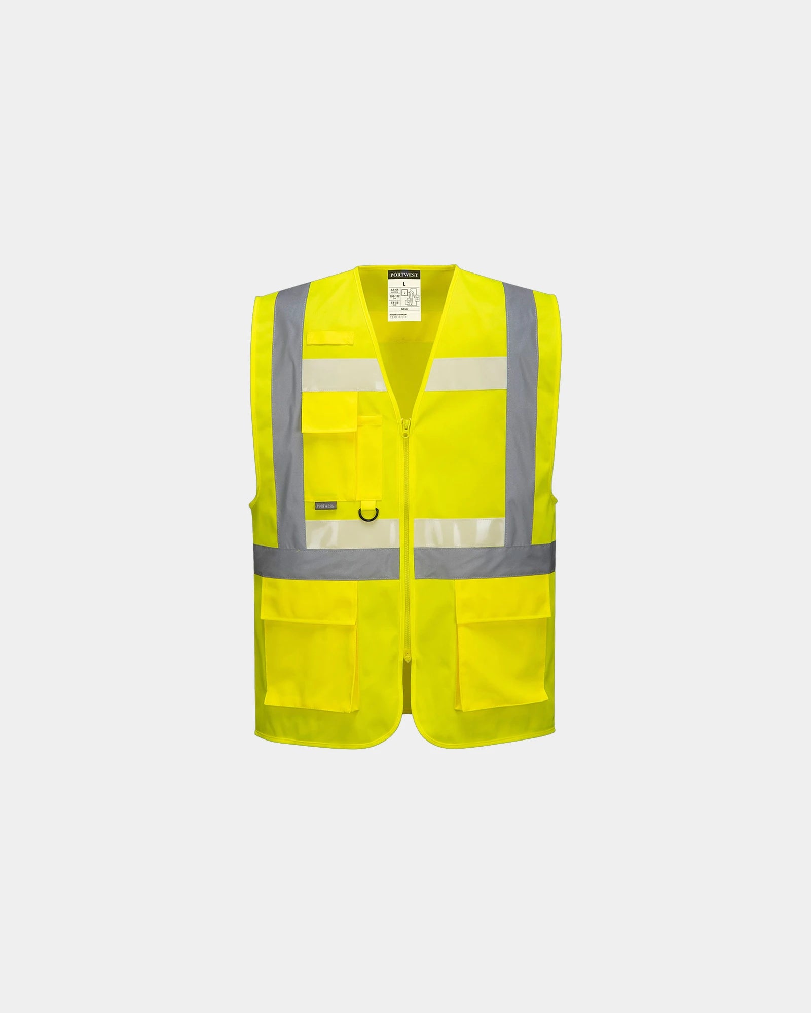 Gilet alta visibilità Glowtex da personalizzare - Giallo