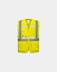 Gilet alta visibilità Glowtex da personalizzare - Giallo