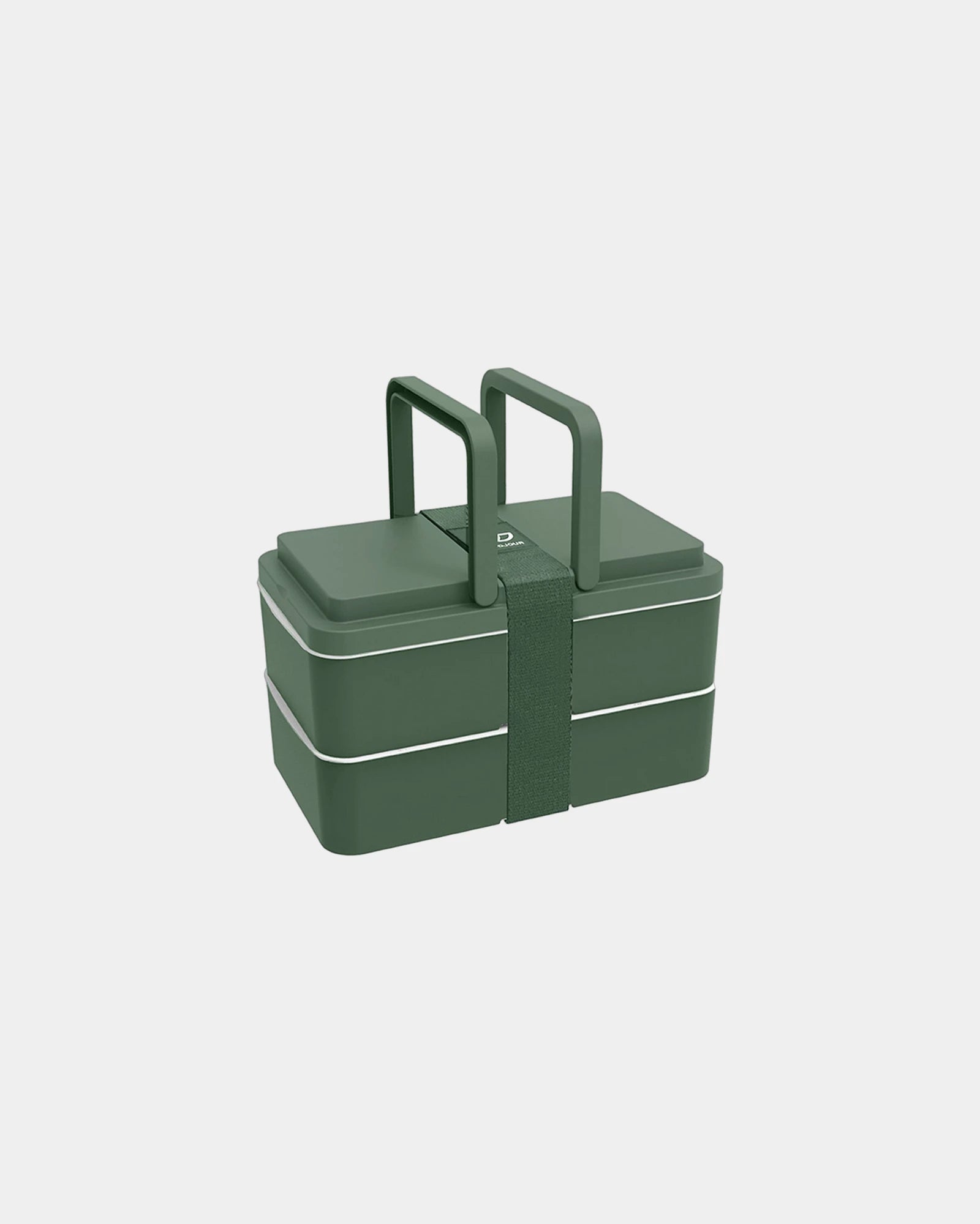Lunchbox riciclata Goodjour 2 scomparti da personalizzare - Verde
