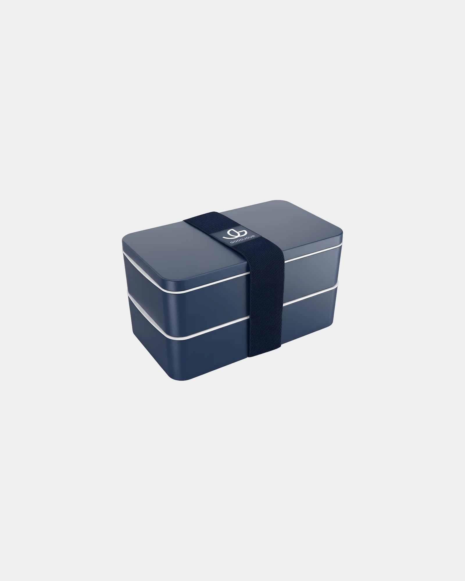 Lunchbox 2 scomparti riciclata Goodjour da personalizzare - Blu Navy