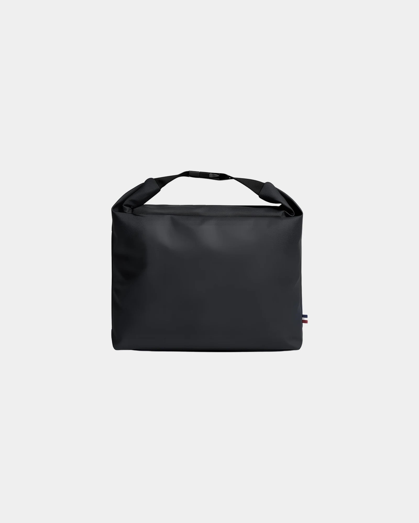 Borsa termica RPET Goodjour Rolltop da personalizzare - Nero