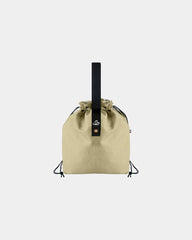 Sacca pranzo cotone riciclato Goodjour da personalizzare - Beige-Nero