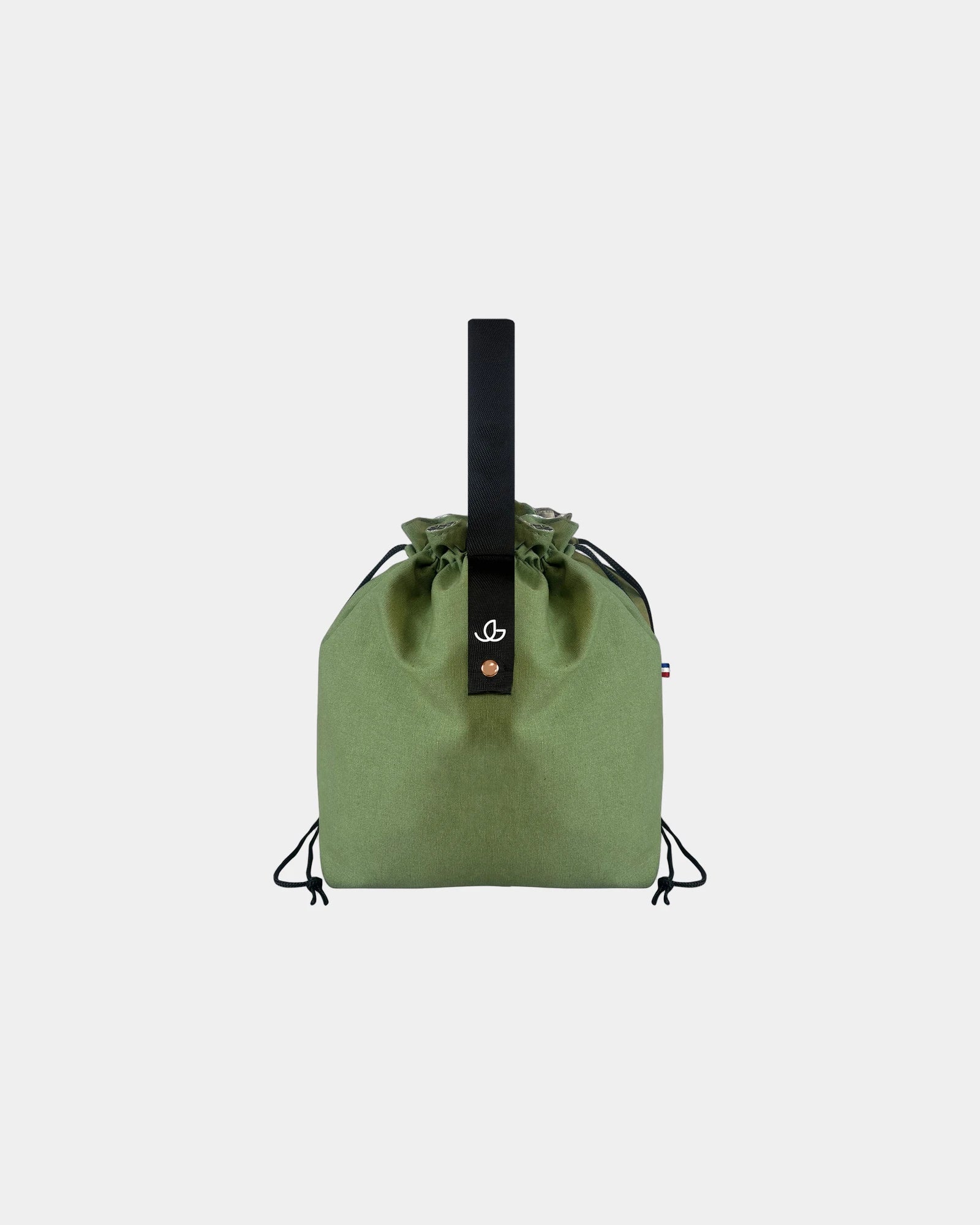 Sacca pranzo cotone riciclato Goodjour da personalizzare - Verde