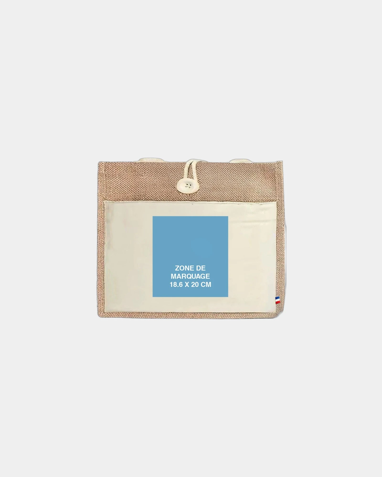 Borsa in juta cotone riciclato Goodjour da personalizzare - 6