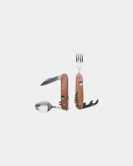 Coltello multifunzione legno Goodjour da personalizzare - Legno scuro