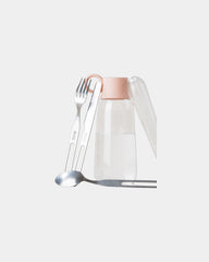 Set posate acciaio riciclato Gobi Street da personalizzare - 1