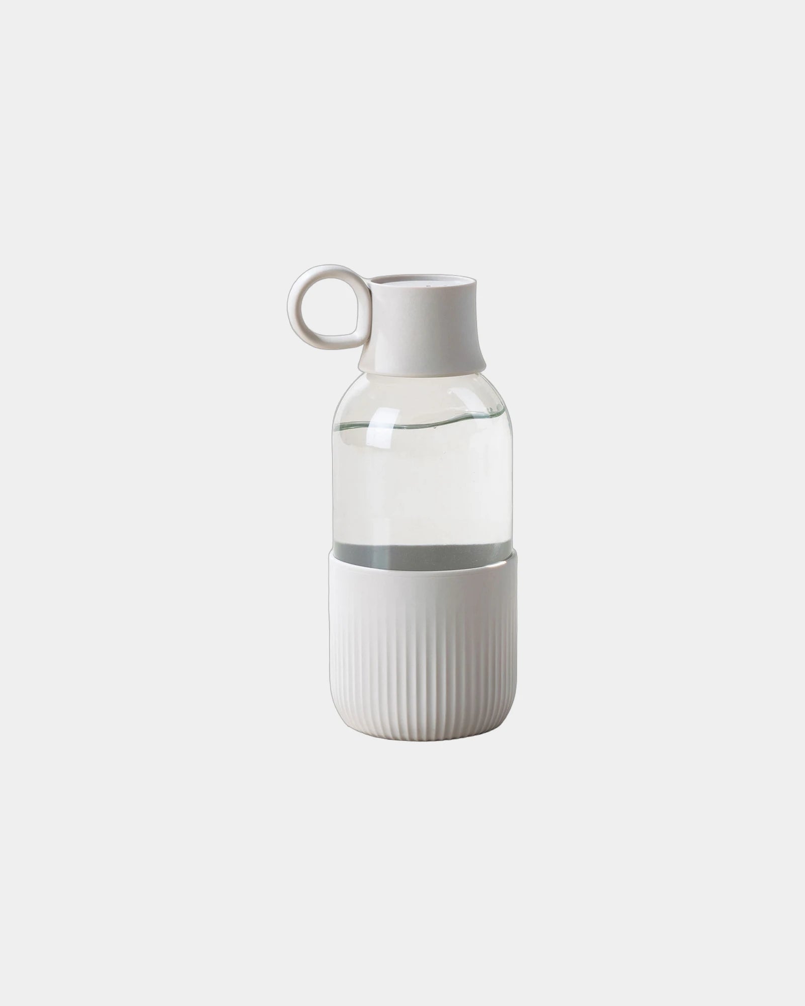 Borraccia vetro riciclato Gobi Indoor 50cl da personalizzare - Grigio Tortora Gessato