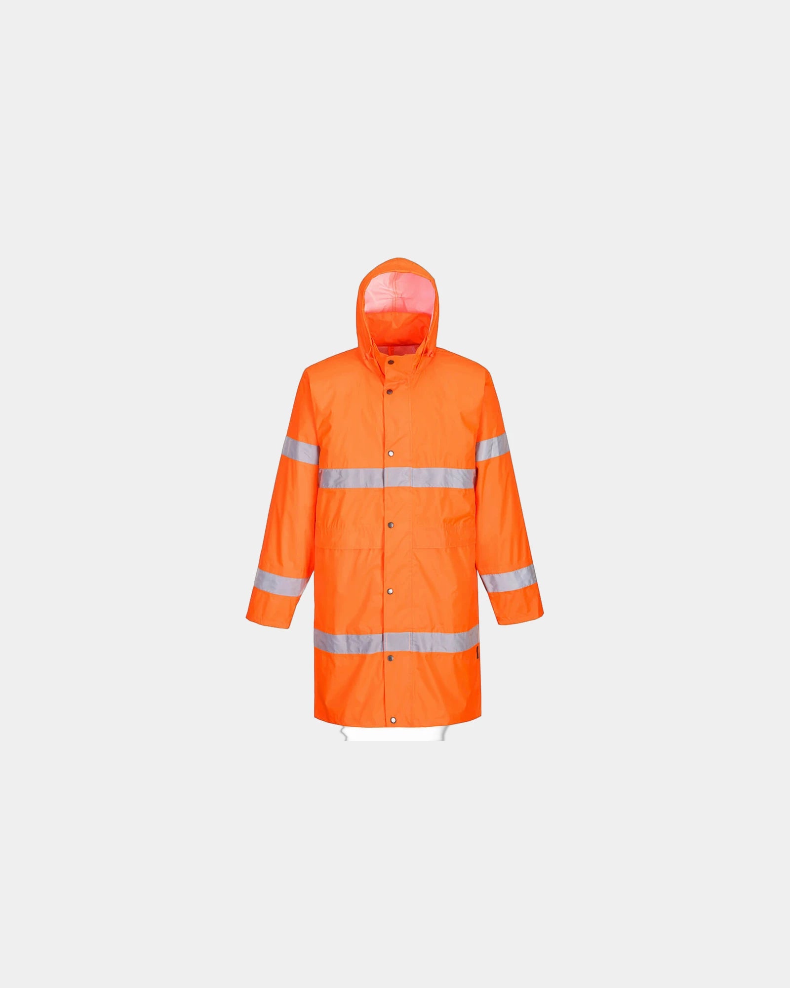 Impermeabile alta visibilità 100 cm da personalizzare - Arancione