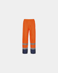 Pantalone antipioggia alta visibilità da personalizzare - Arancione