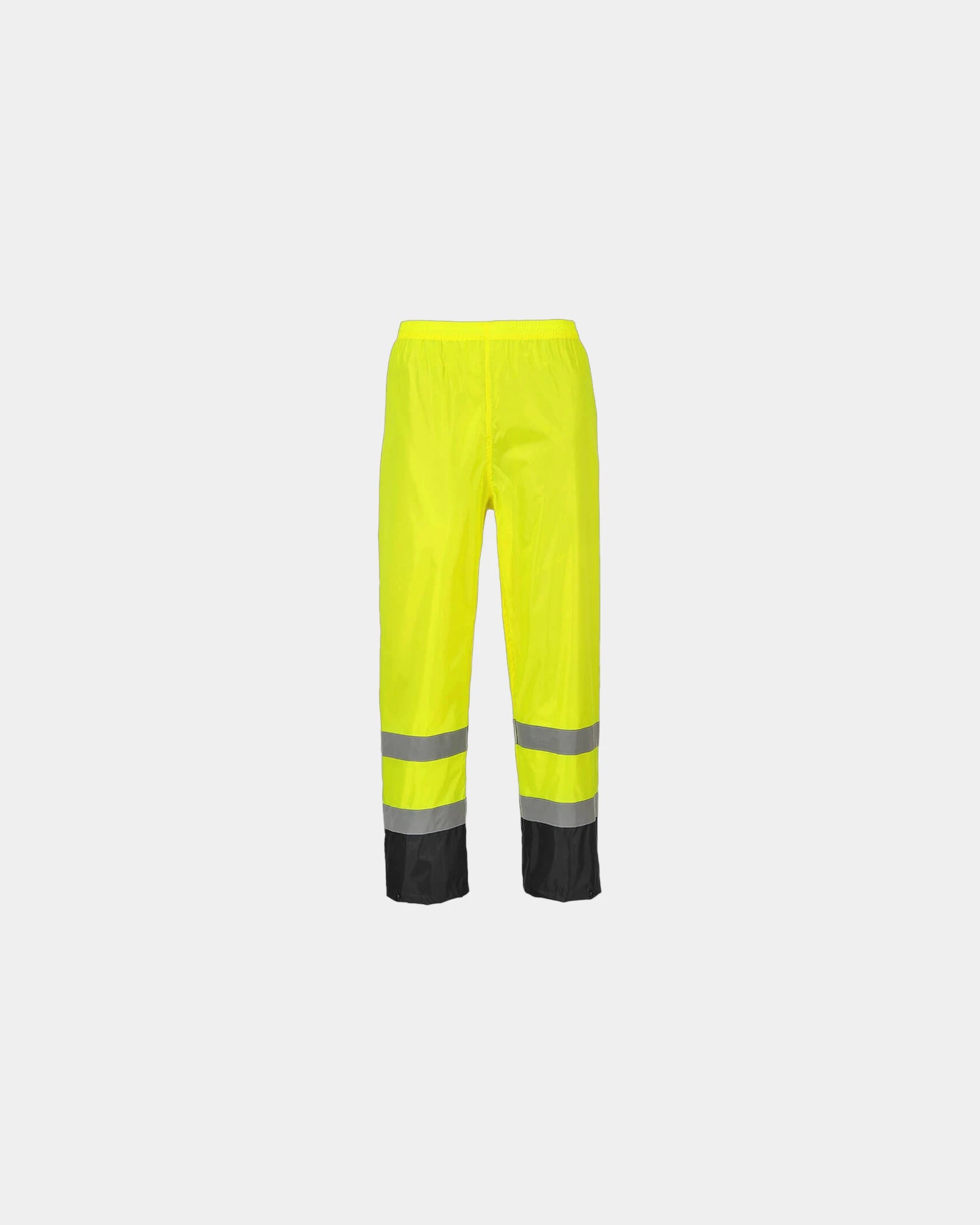 Pantalone antipioggia alta visibilità da personalizzare - Giallo-Nero