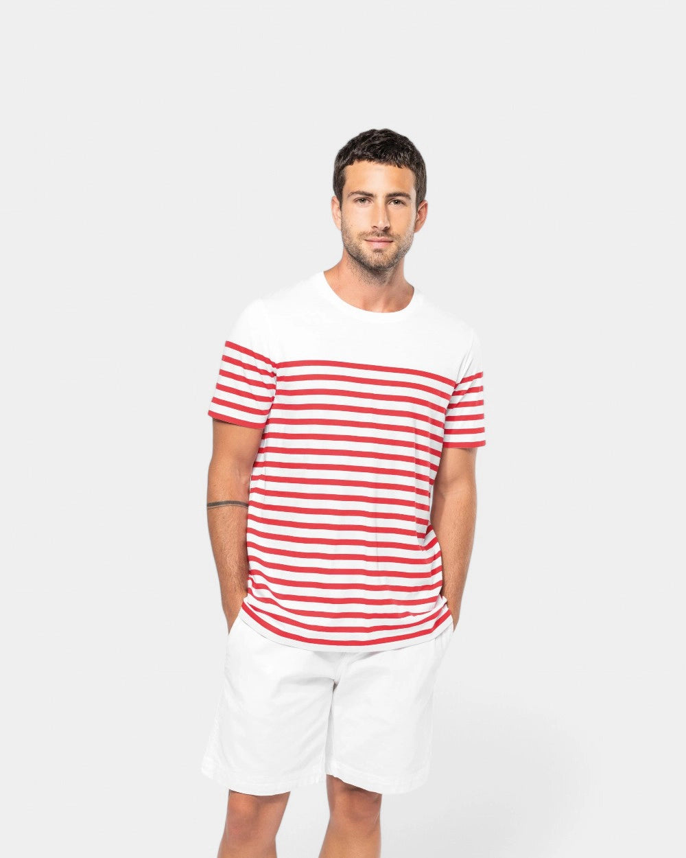 T-shirt marinara girocollo uomo da personalizzare