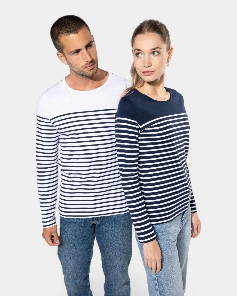Marinière maniche lunghe uomo da personalizzare - 11