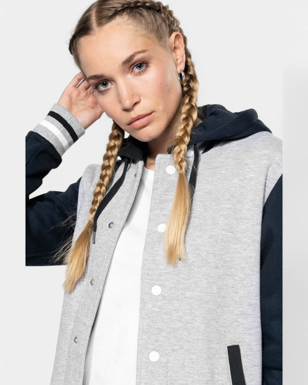 Bomber teddy con cappuccio unisex da personalizzare - 16