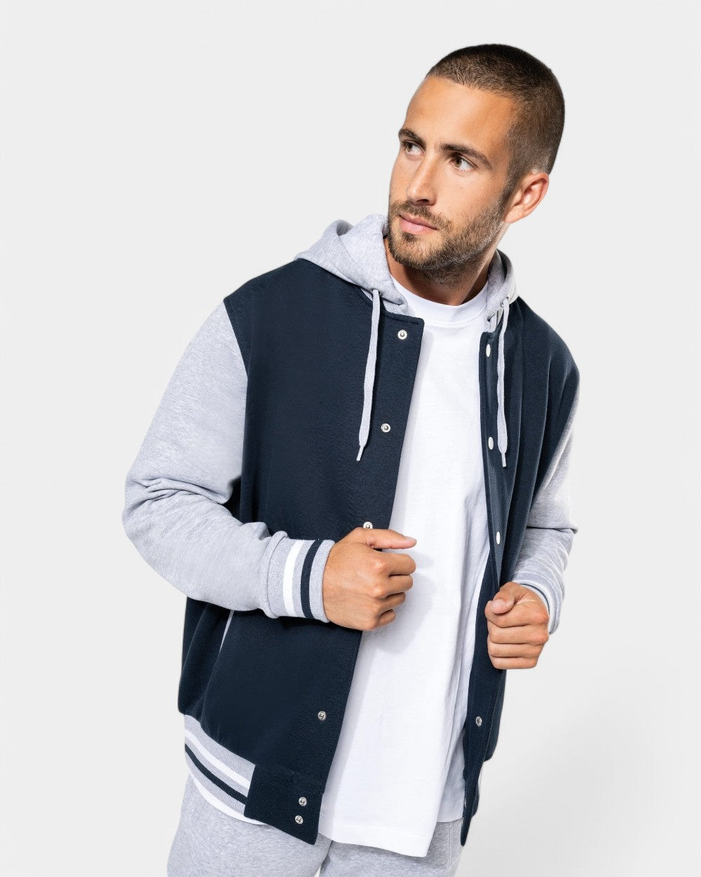 Bomber teddy con cappuccio unisex da personalizzare - 32