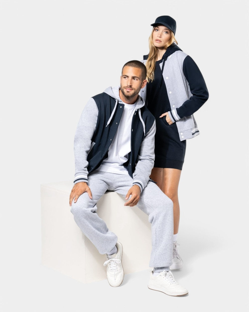 Bomber teddy con cappuccio unisex da personalizzare - 41