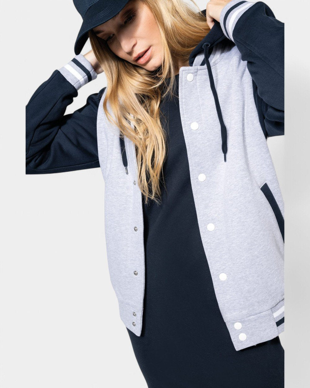 Bomber teddy con cappuccio unisex da personalizzare - 6