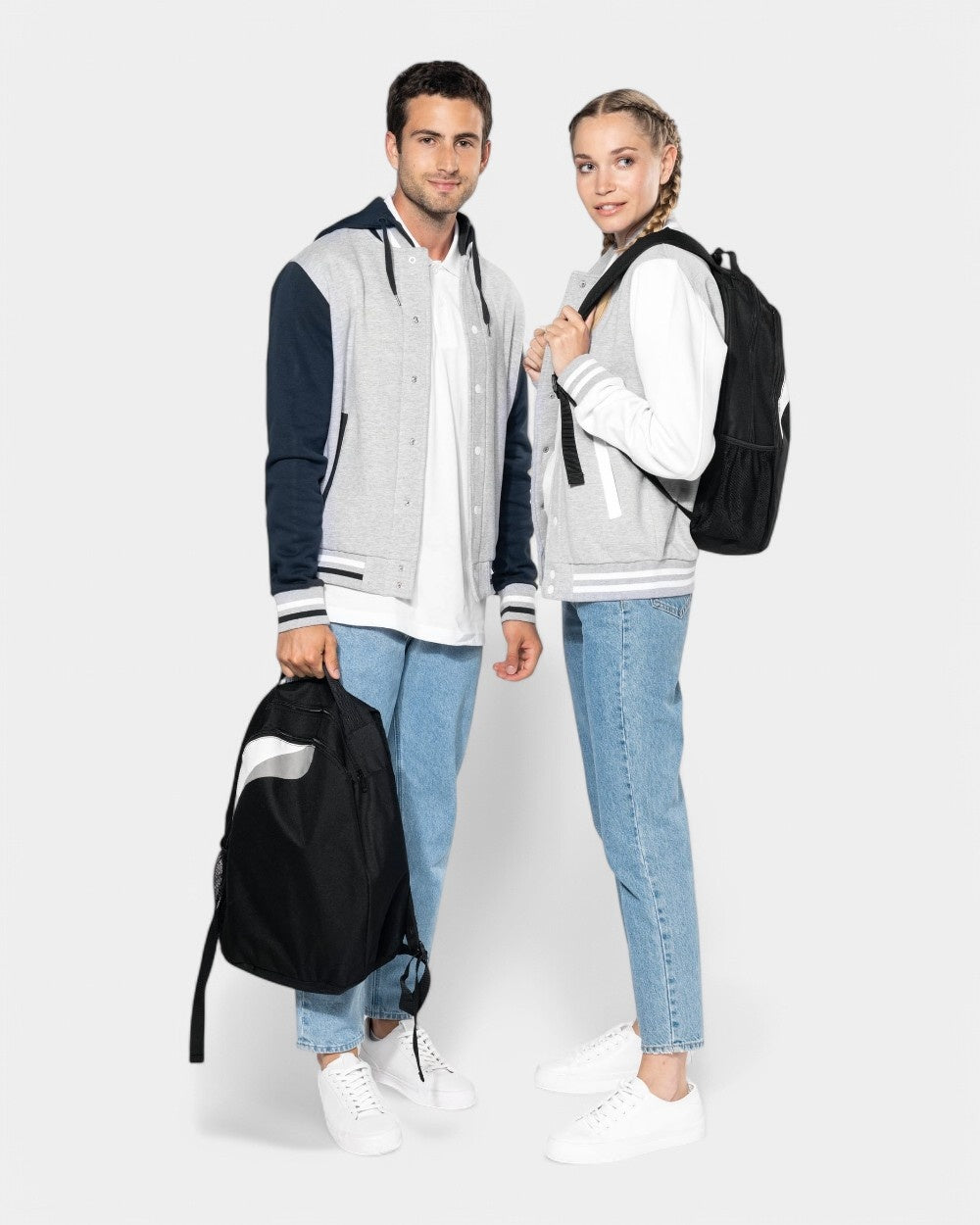Bomber teddy con cappuccio unisex da personalizzare - 1