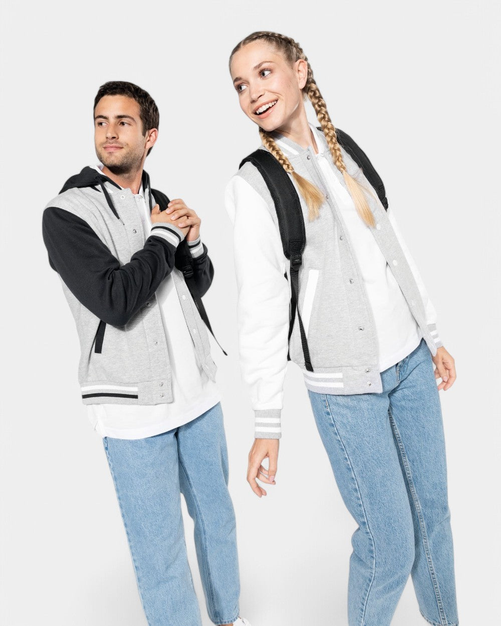 Bomber teddy con cappuccio unisex da personalizzare