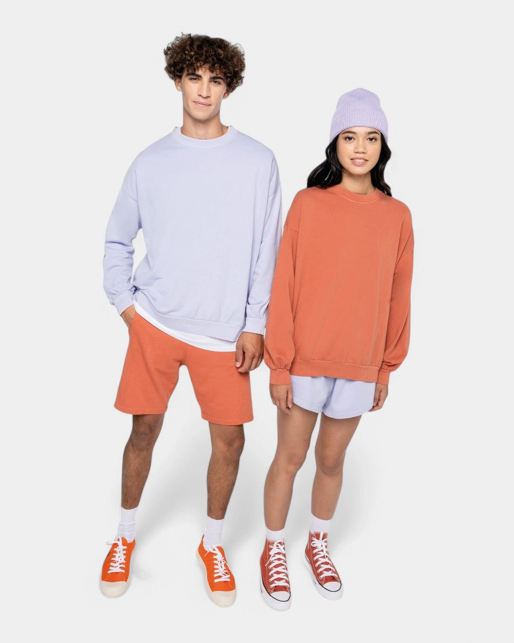 Felpa oversize Made in Europe unisex da personalizzare
