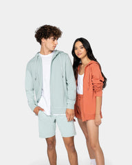 Felpa con zip e cappuccio Made in Europe da personalizzare