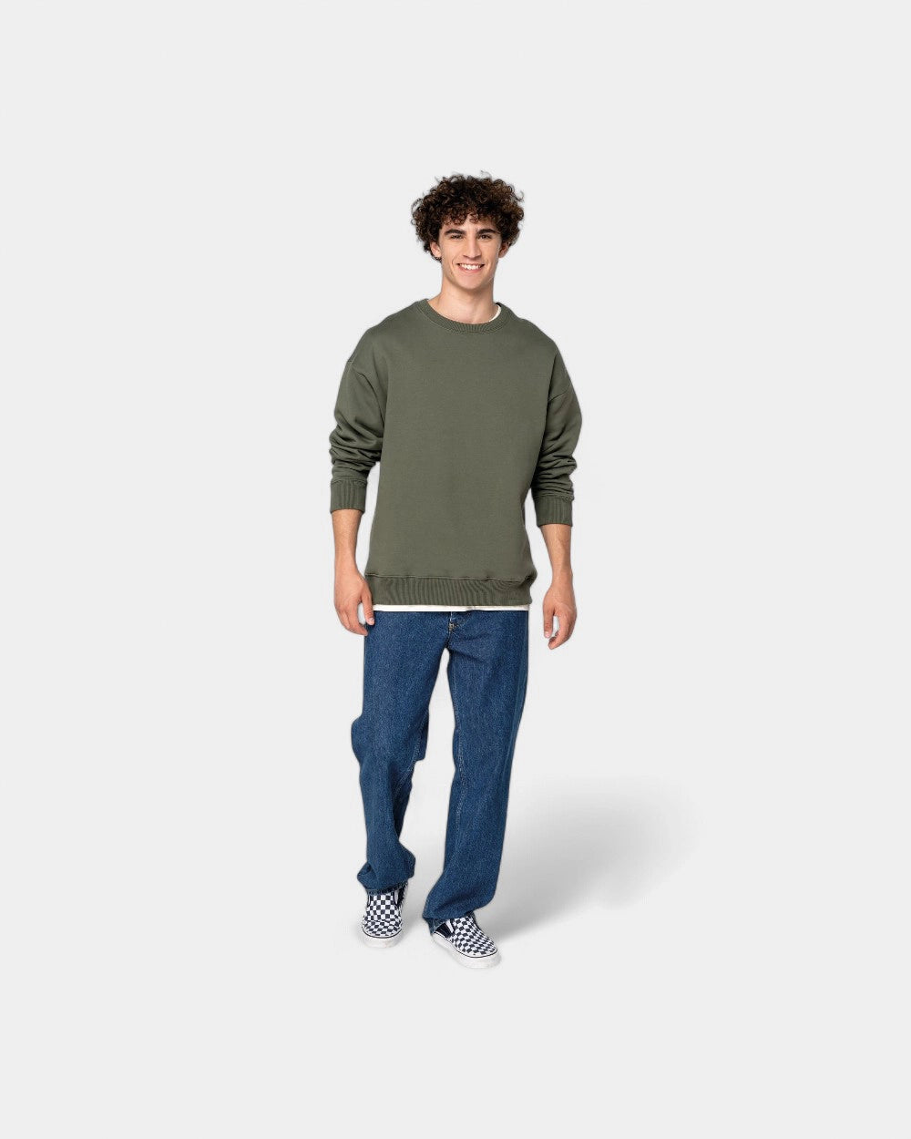 Felpa girocollo oversize unisex da personalizzare - 2