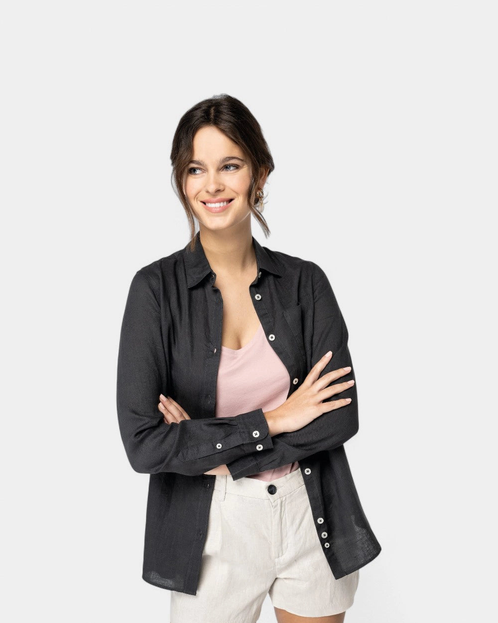 Camicia in lino donna da personalizzare
